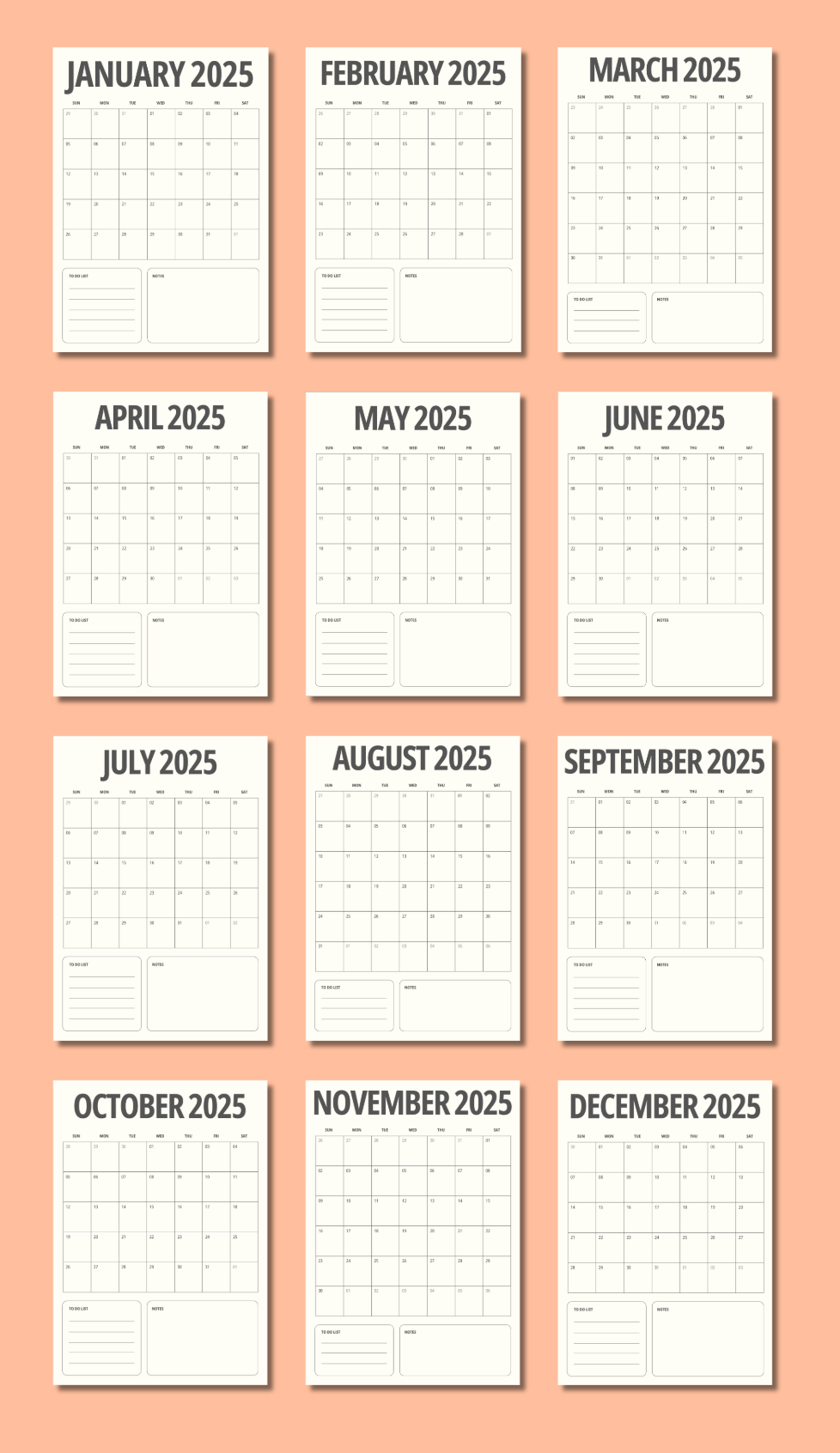 Preview of Free Calendar