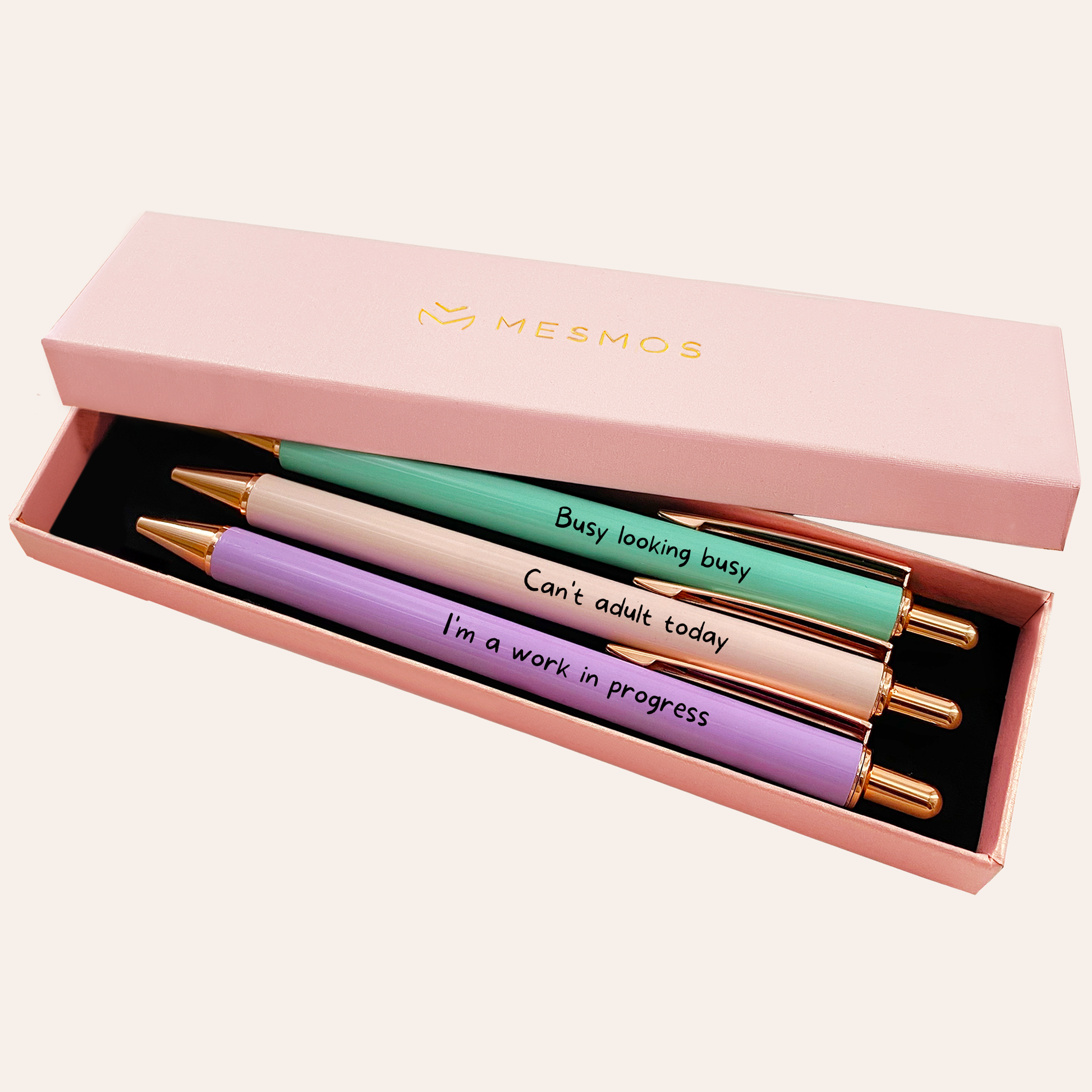 Pastel Series - Funny Pen Set (3pcs)