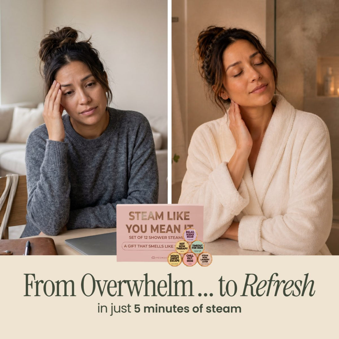 From overwhelm to refreshed in five minutes of steam