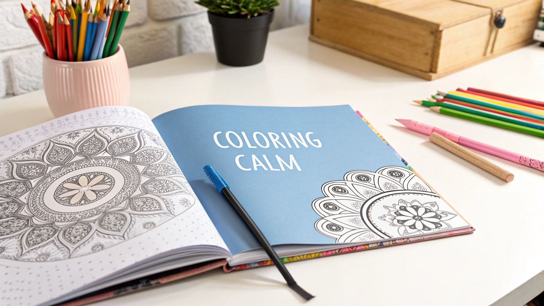 Your Guide to Finding Calm in an Anxiety Coloring Book