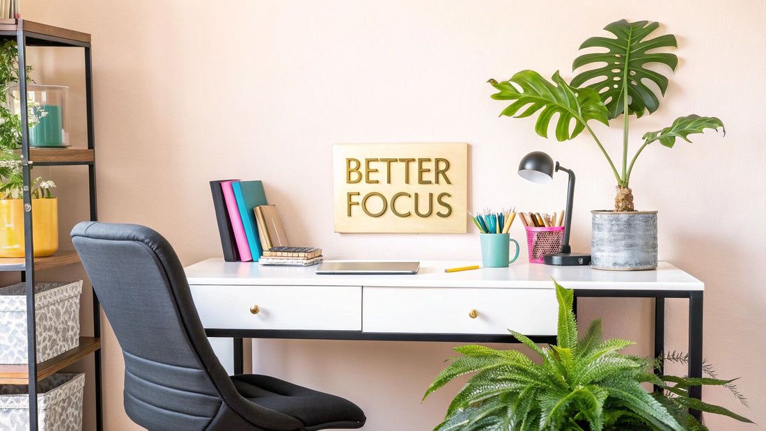 How to Organize a Home Office for Better Focus