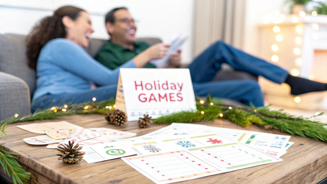 Ignite Your Holiday Spirit: Printable Indoor Christmas Games for Unforgettable Adult Parties