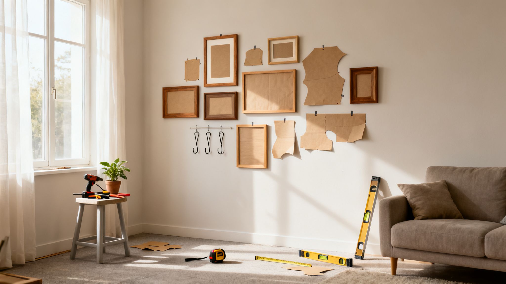 How to Arrange Photographs on a Wall Like a Pro