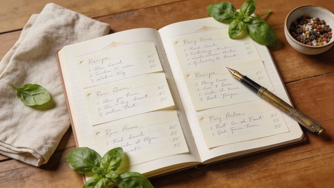 Recipe Card Booklet: Your Guide to Culinary Keepsakes