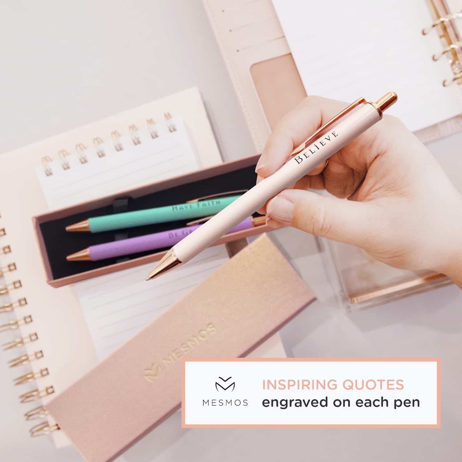 2. Believe - Inspiring Quotes Engraved