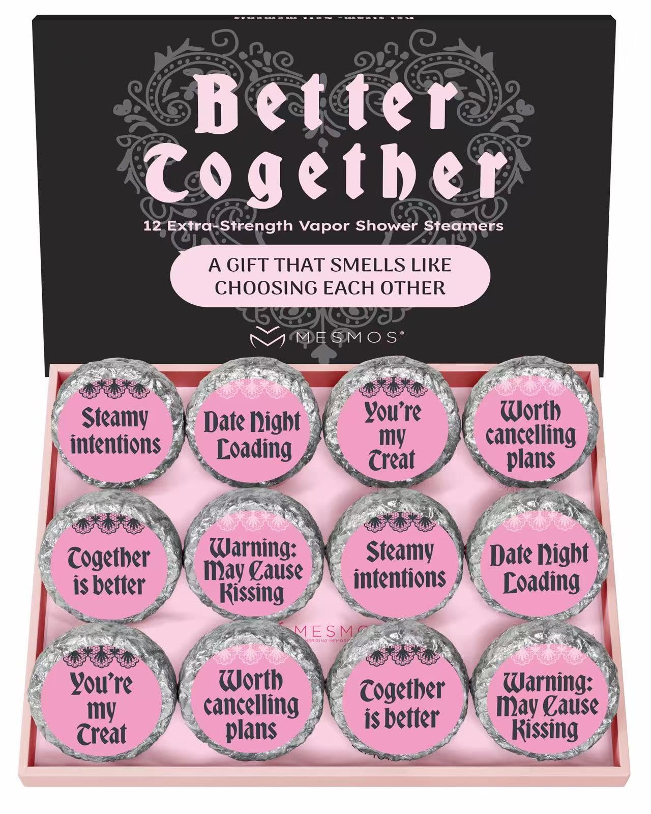 Shower Steamers | Date Night, No Reservations | Couples Series 12-Pack-