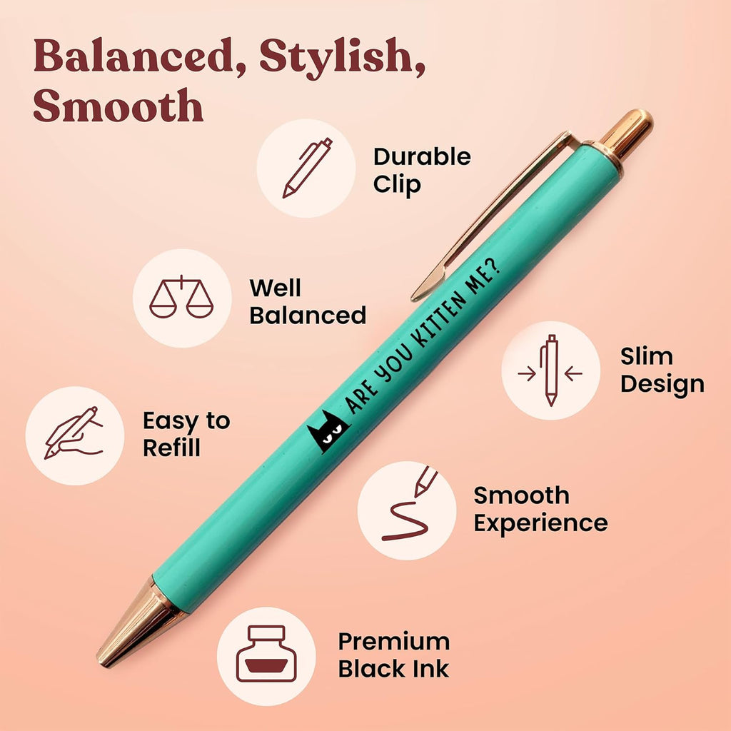 Pastel Series - Cat Pen Set (3pcs)