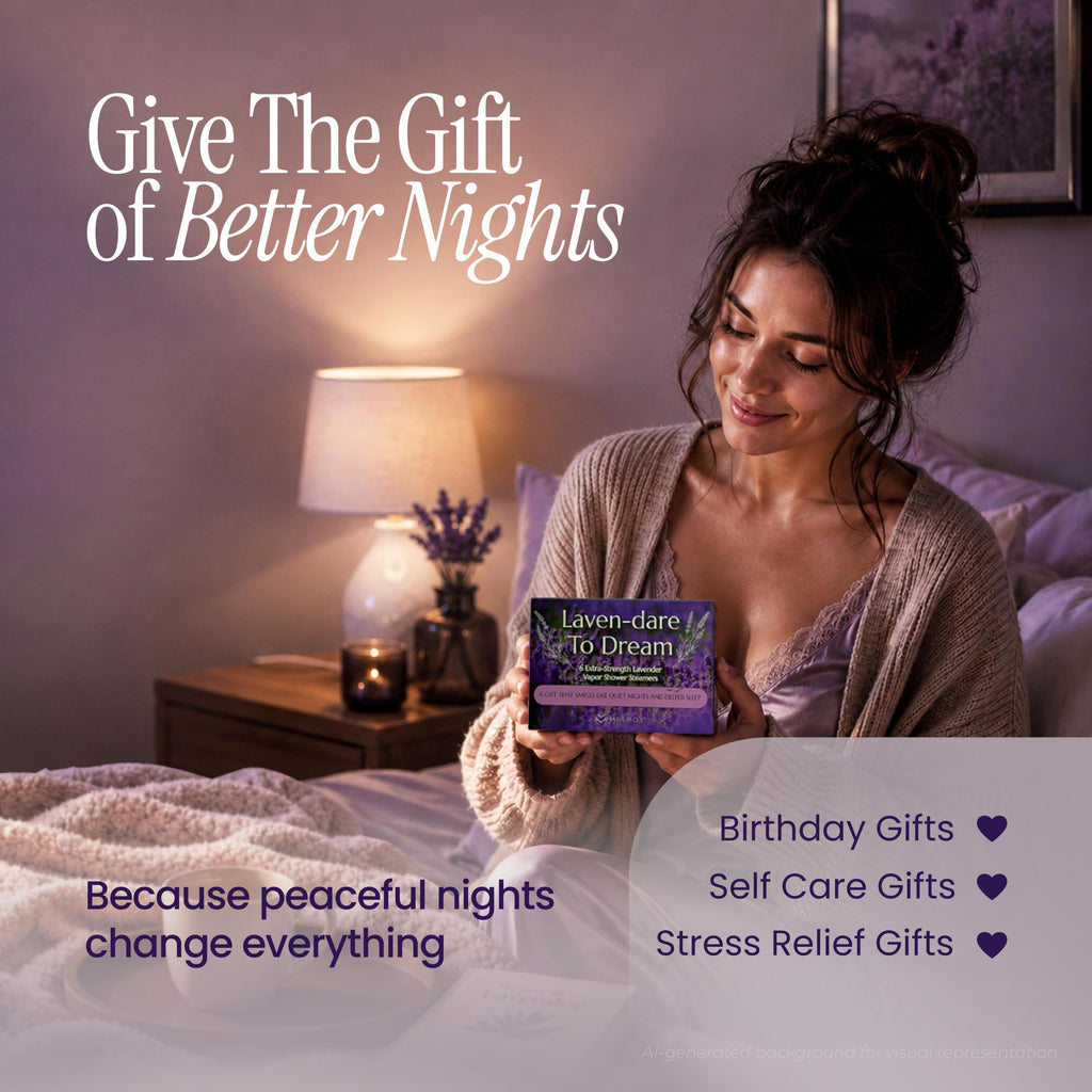 Shower Steamers | Sleep Deeper Tonight | Lavender 6-Pack