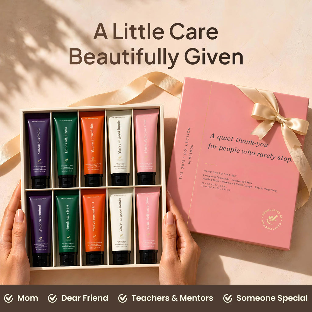 Box of 10 mini hand creams with ribbon, gifts for coworkers, teachers, nurses and mom