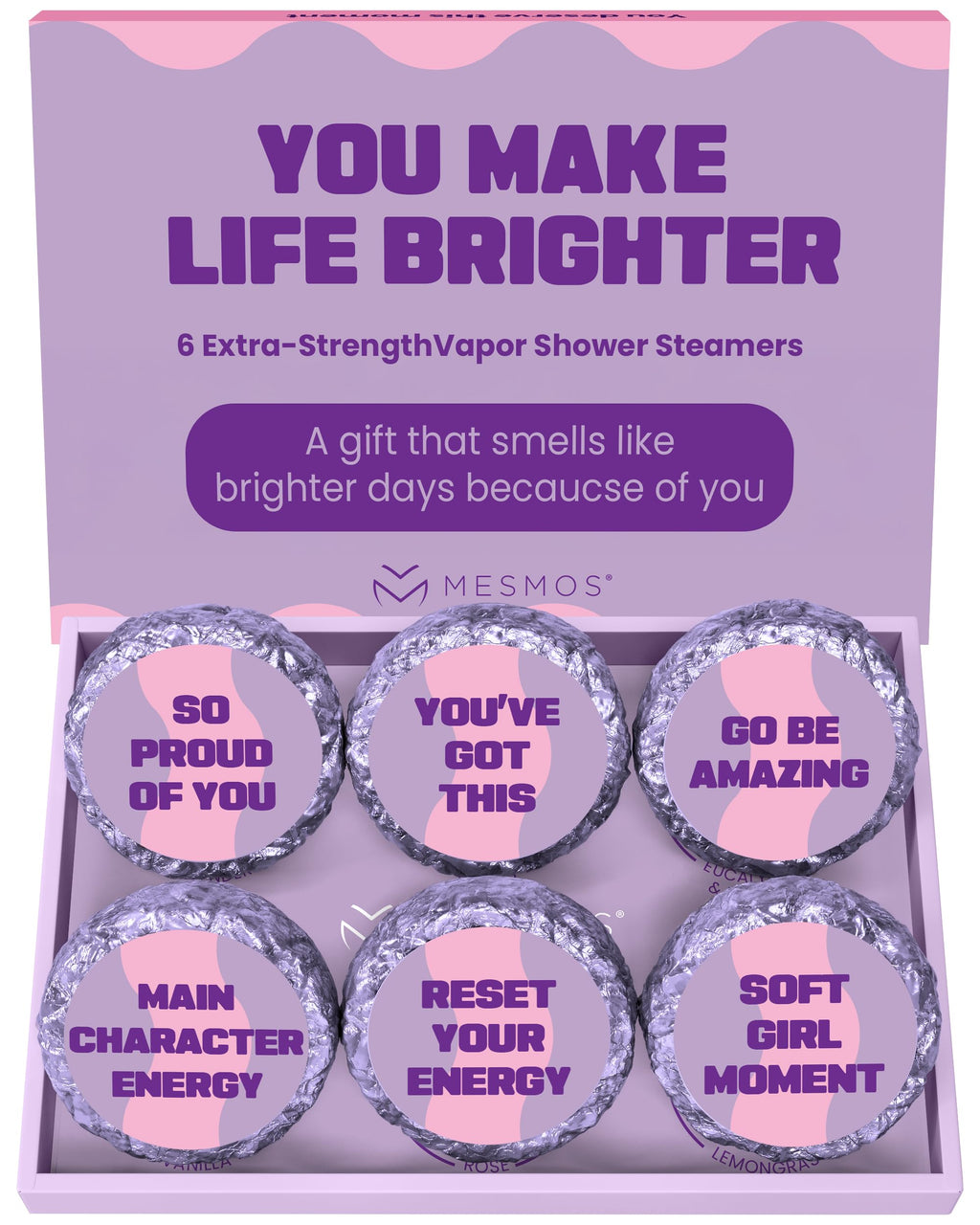 Shower Steamers | Her 5-Minute Soft Reset | Inspire Her Series 6-Pack