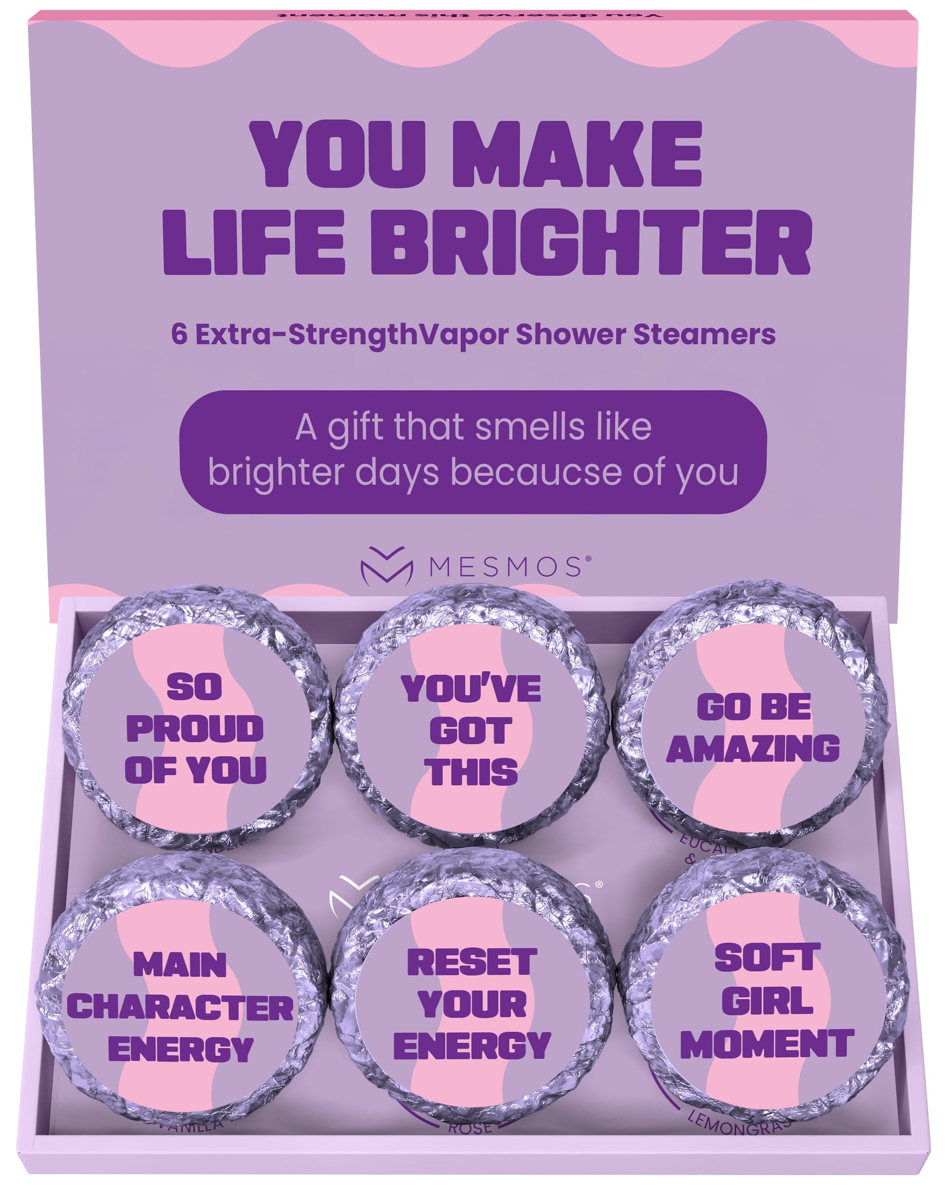 Shower Steamers | Her 5-Minute Soft Reset | Inspire Her Series 6-Pack-
