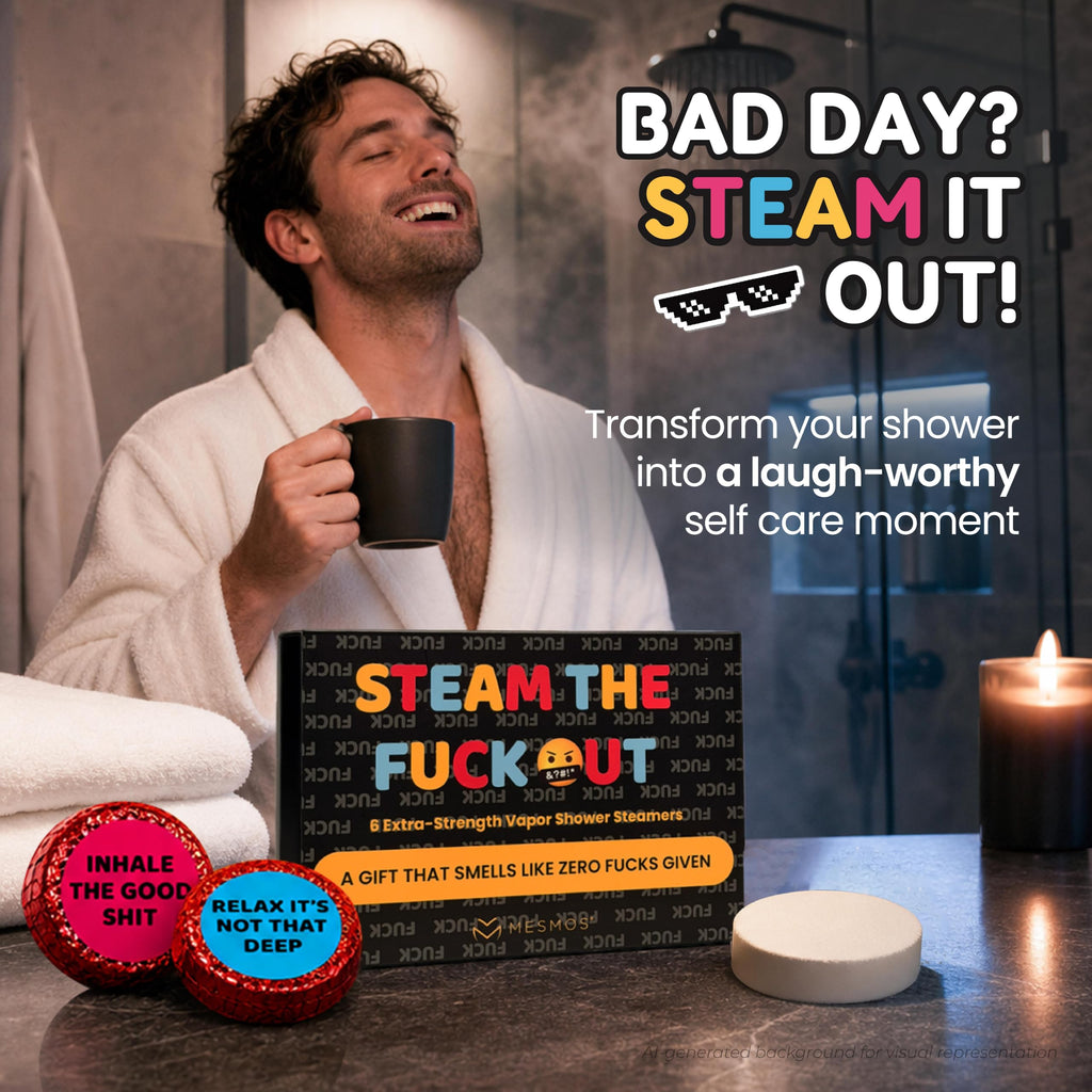 Shower Steamers | Steam the F*ck Out | Funny Series 6-Pack
