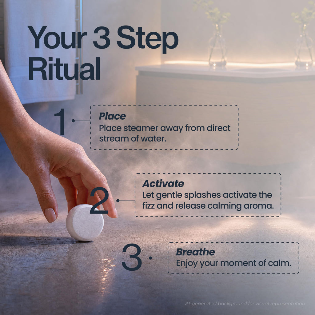 Shower Steamers | Leave Work in the Steam | Coworker Survival 6-Pack