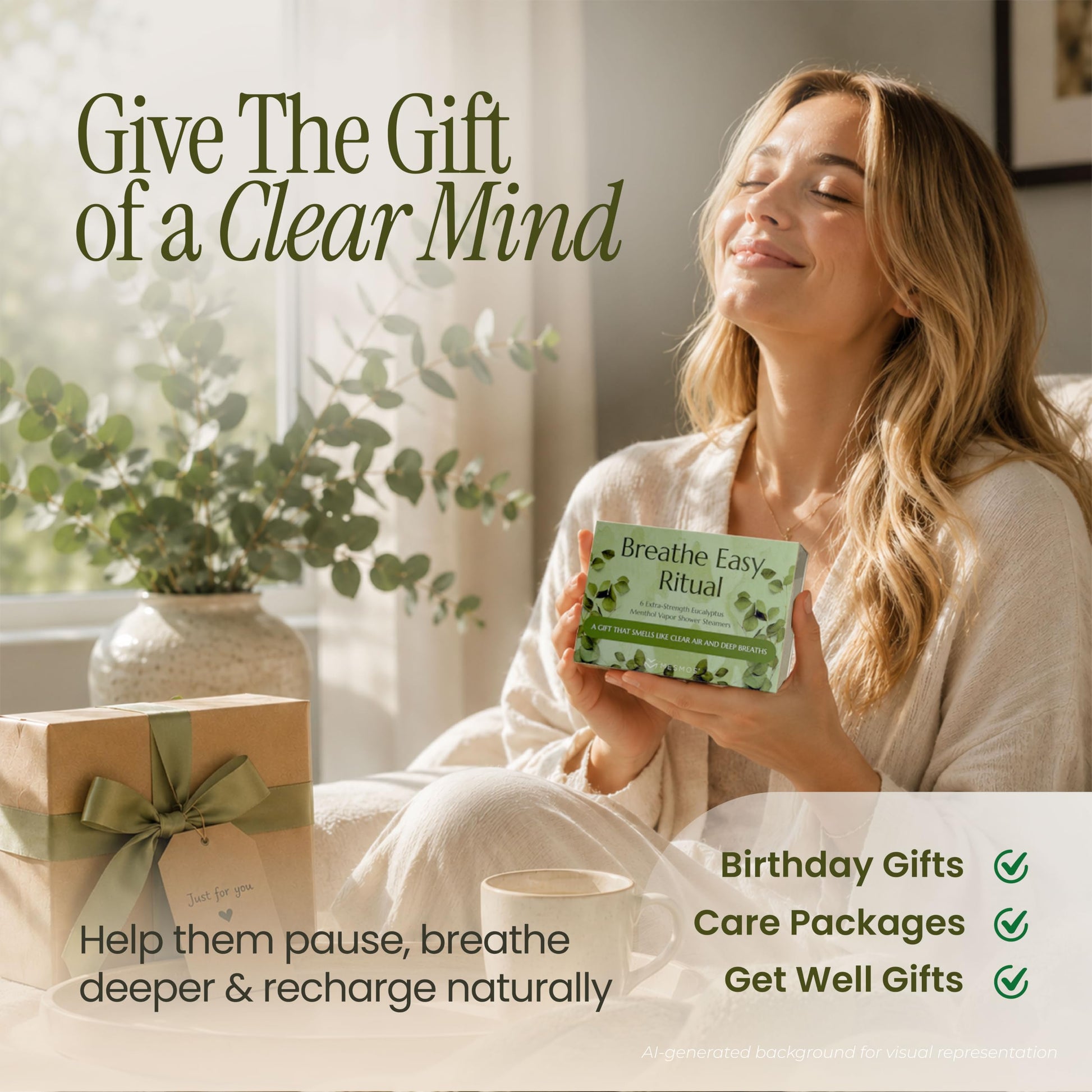 Shower Steamers | Breathe Again | Eucalyptus Menthol 6-Pack-