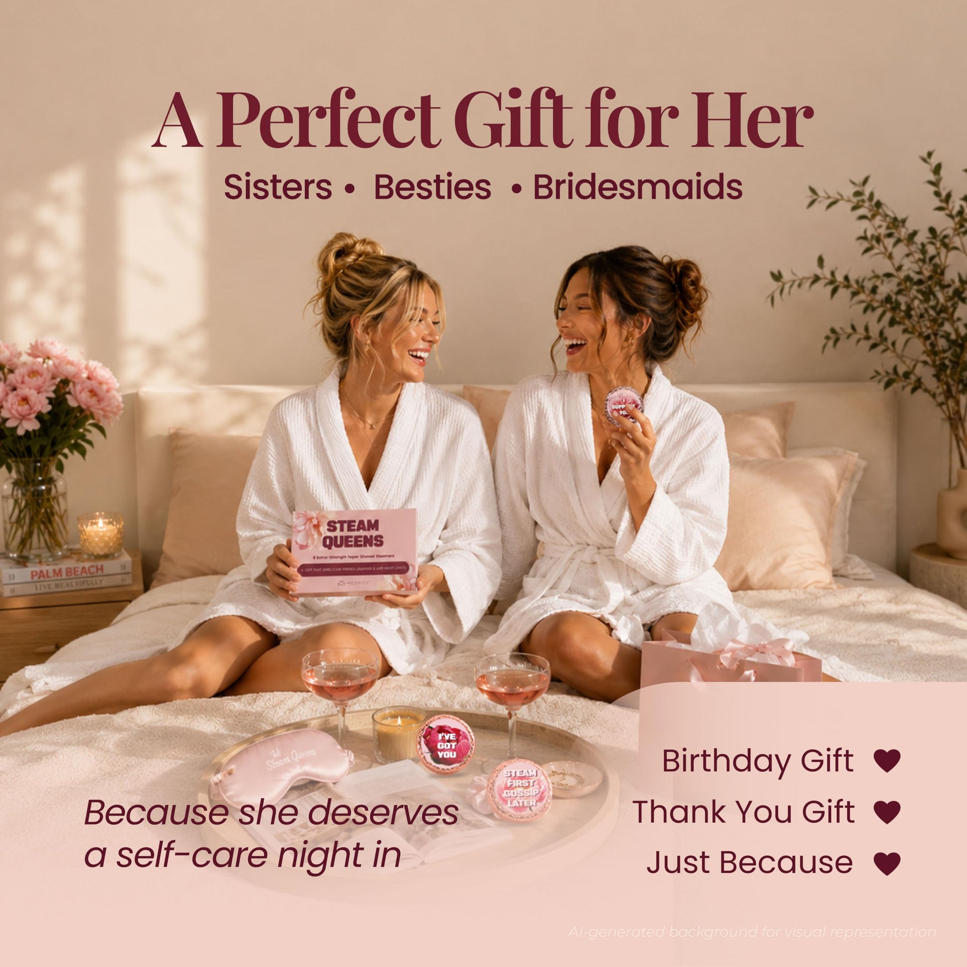 Shower Steamers | For the Friend Who Shows Up | Bestie Series 6-Pack-