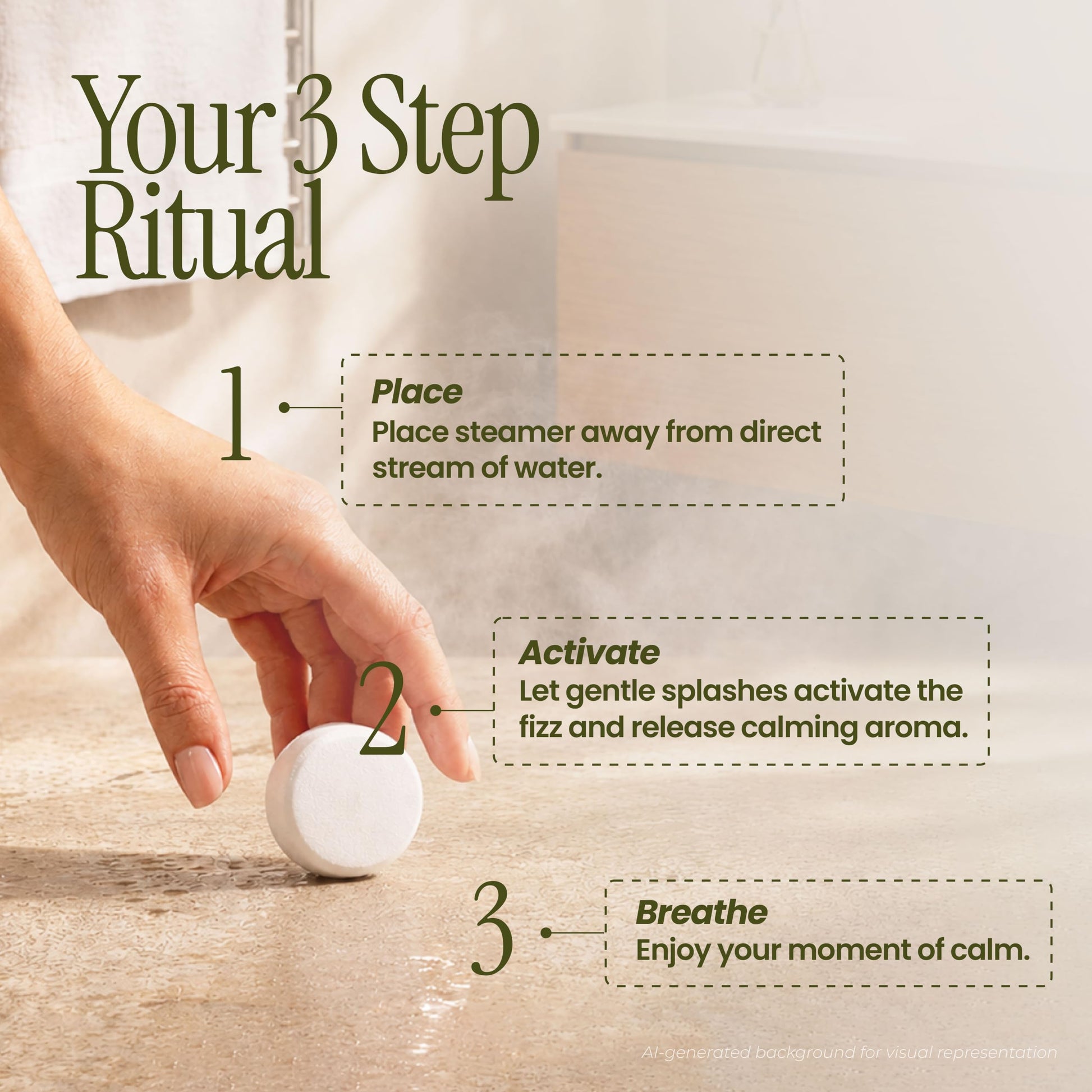 Shower Steamers | Breathe Again | Eucalyptus Menthol 6-Pack-