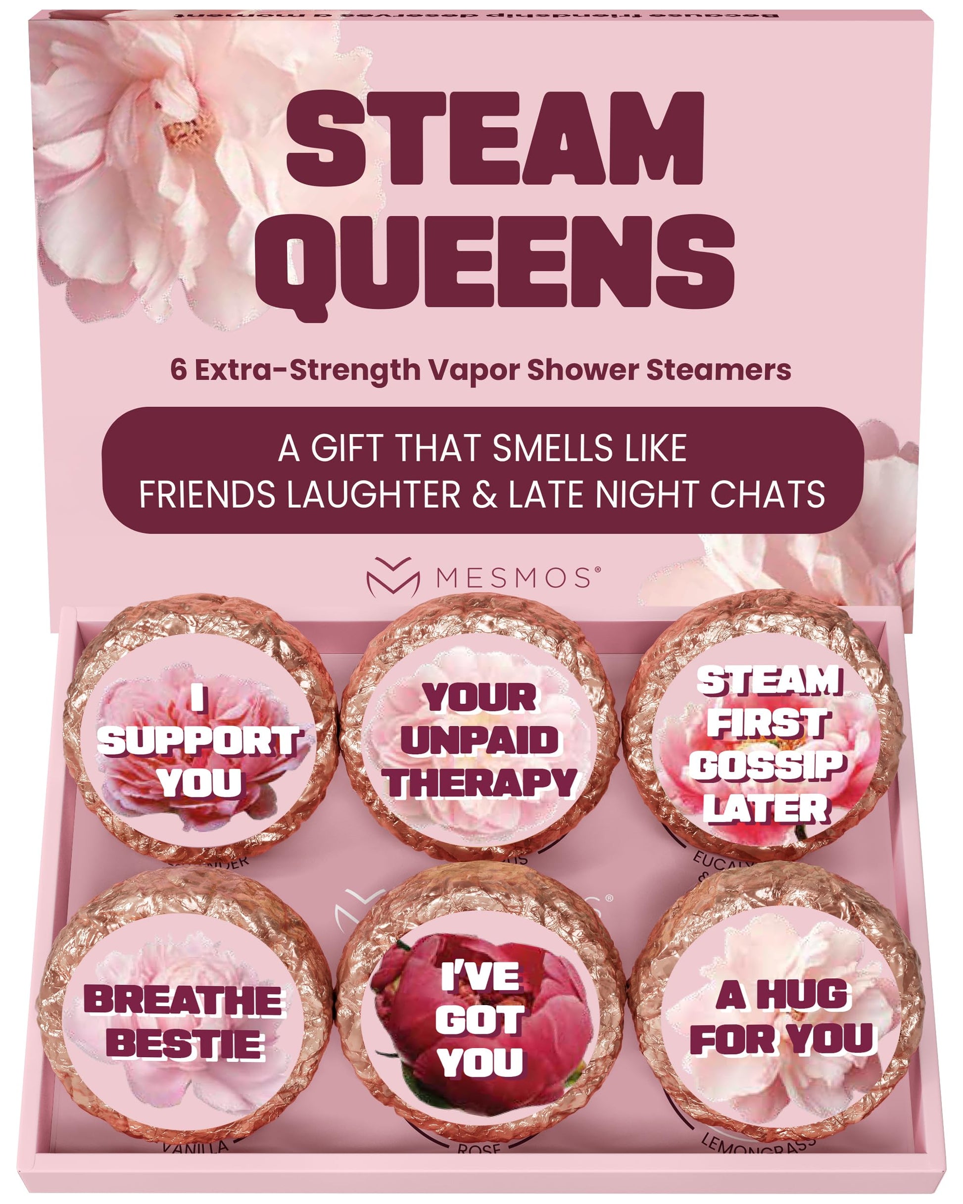 Shower Steamers | For the Friend Who Shows Up | Bestie Series 6-Pack-
