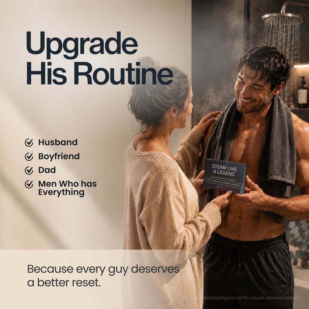 Shower Steamers | Power Down Like a Legend | Men's 6-Pack