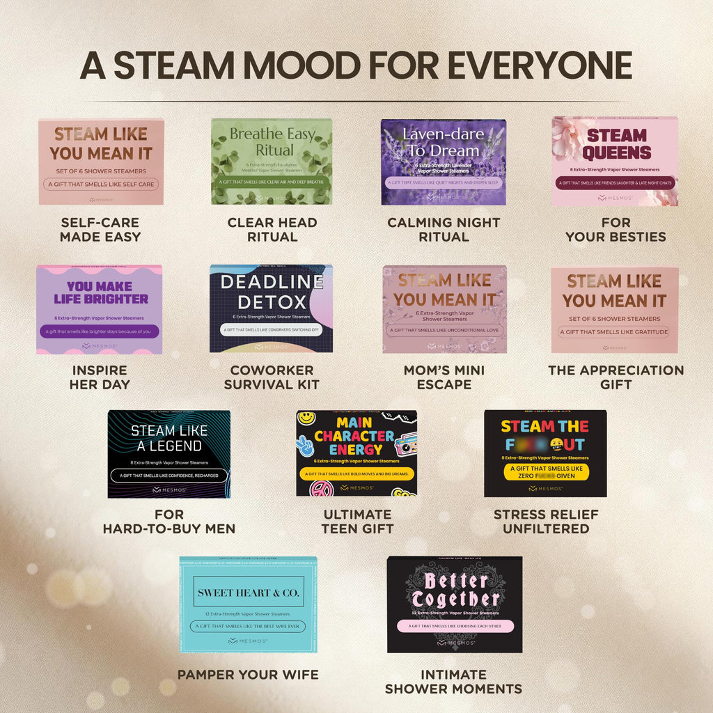 Shower Steamers | Her 5-Minute Soft Reset | Inspire Her Series 6-Pack