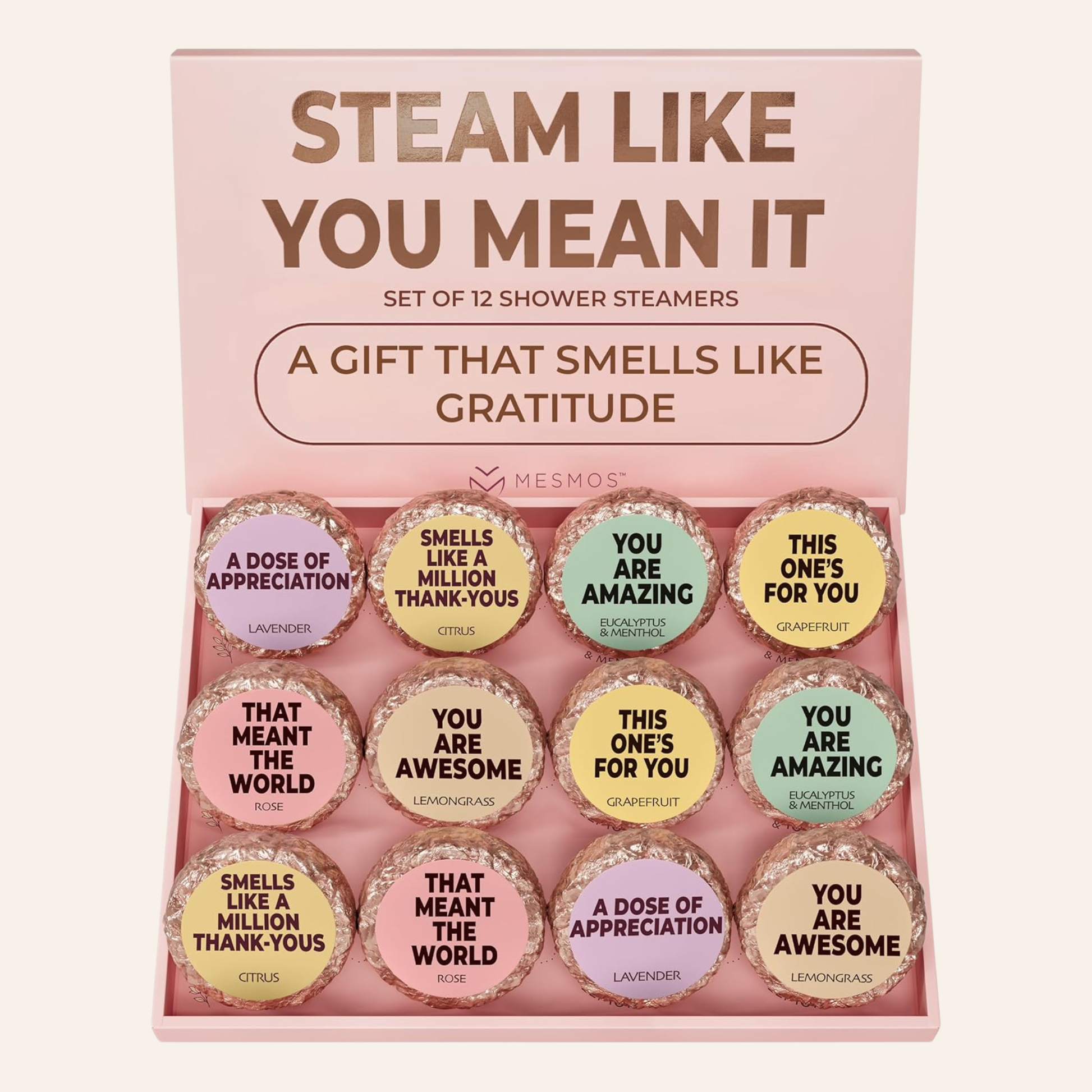 Shower Steamers - Thank You Series 12 Pack