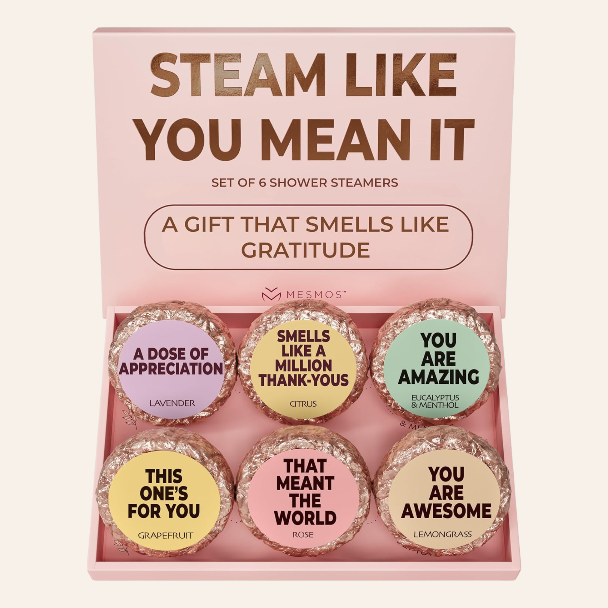 Shower Steamers - Thank You Series 6 Pack