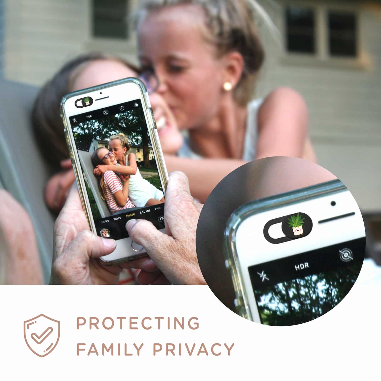 Family Privacy Graphic - Photoshopped