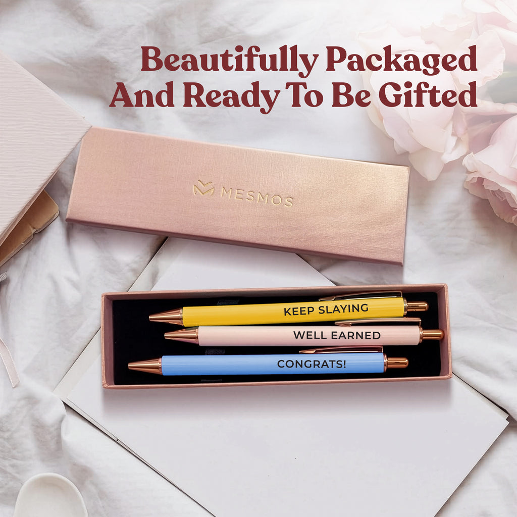 Pastel Series - Congrats Pen Set (3pcs)