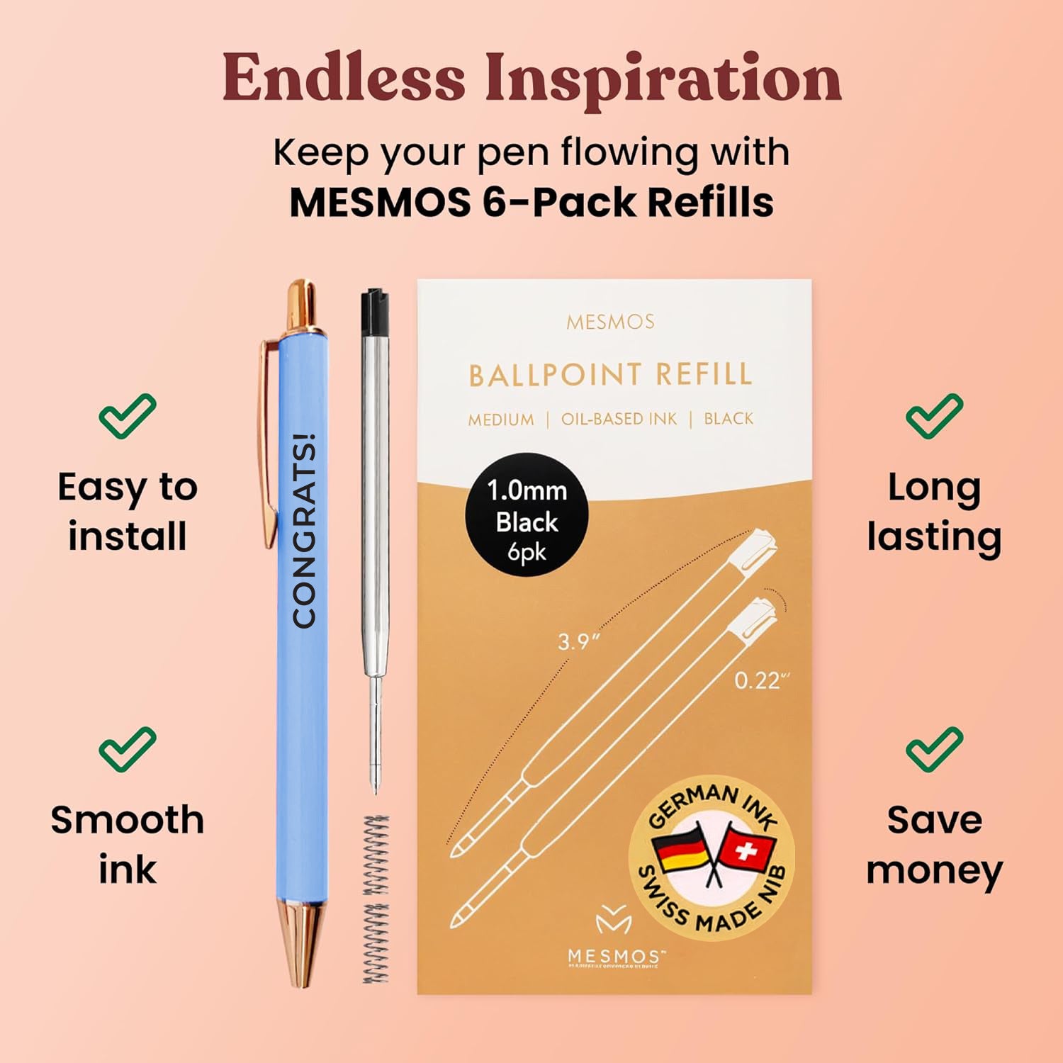 Pastel Series - Congrats Pen Set (3pcs)