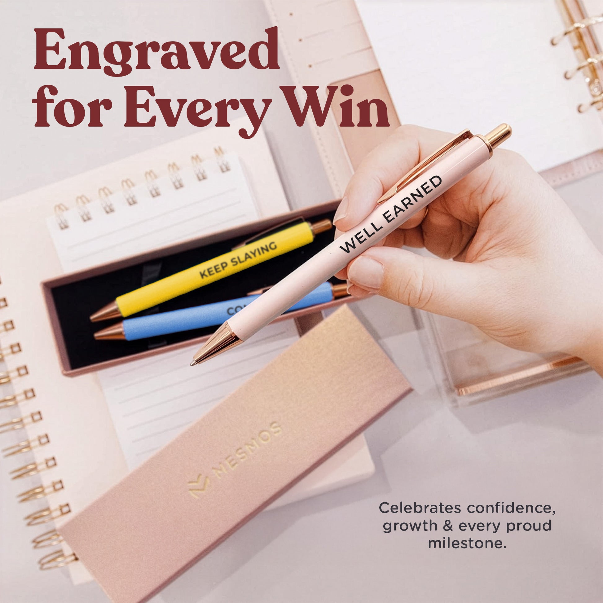 Pastel Series - Congrats Pen Set (3pcs)