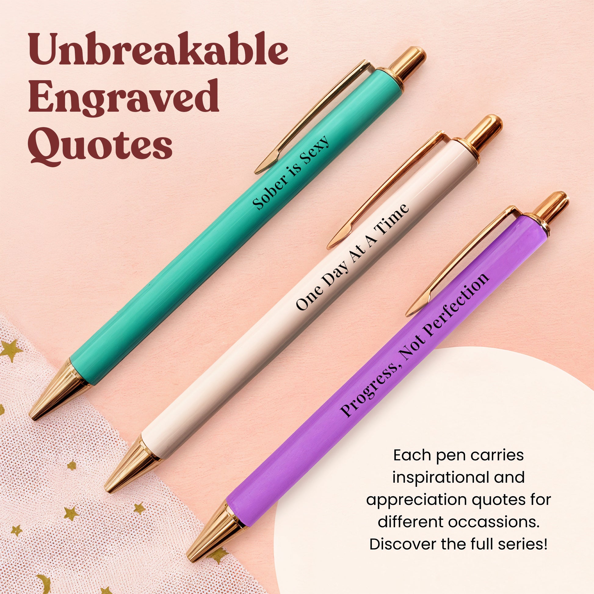 Pastel Series - Sobriety Set (3pcs)