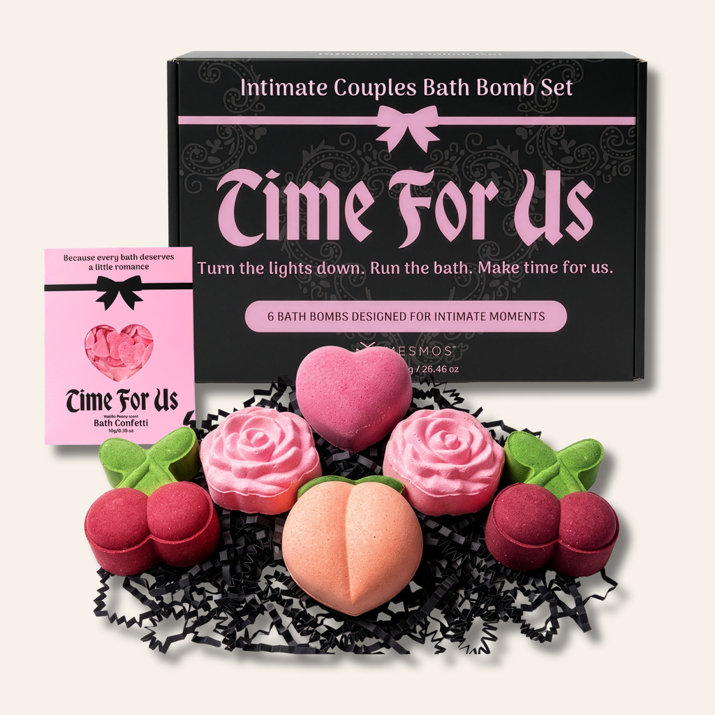 Bath Bombs | Date Night Starts in the Tub | Couples “Time For Us” 6-Piece Set