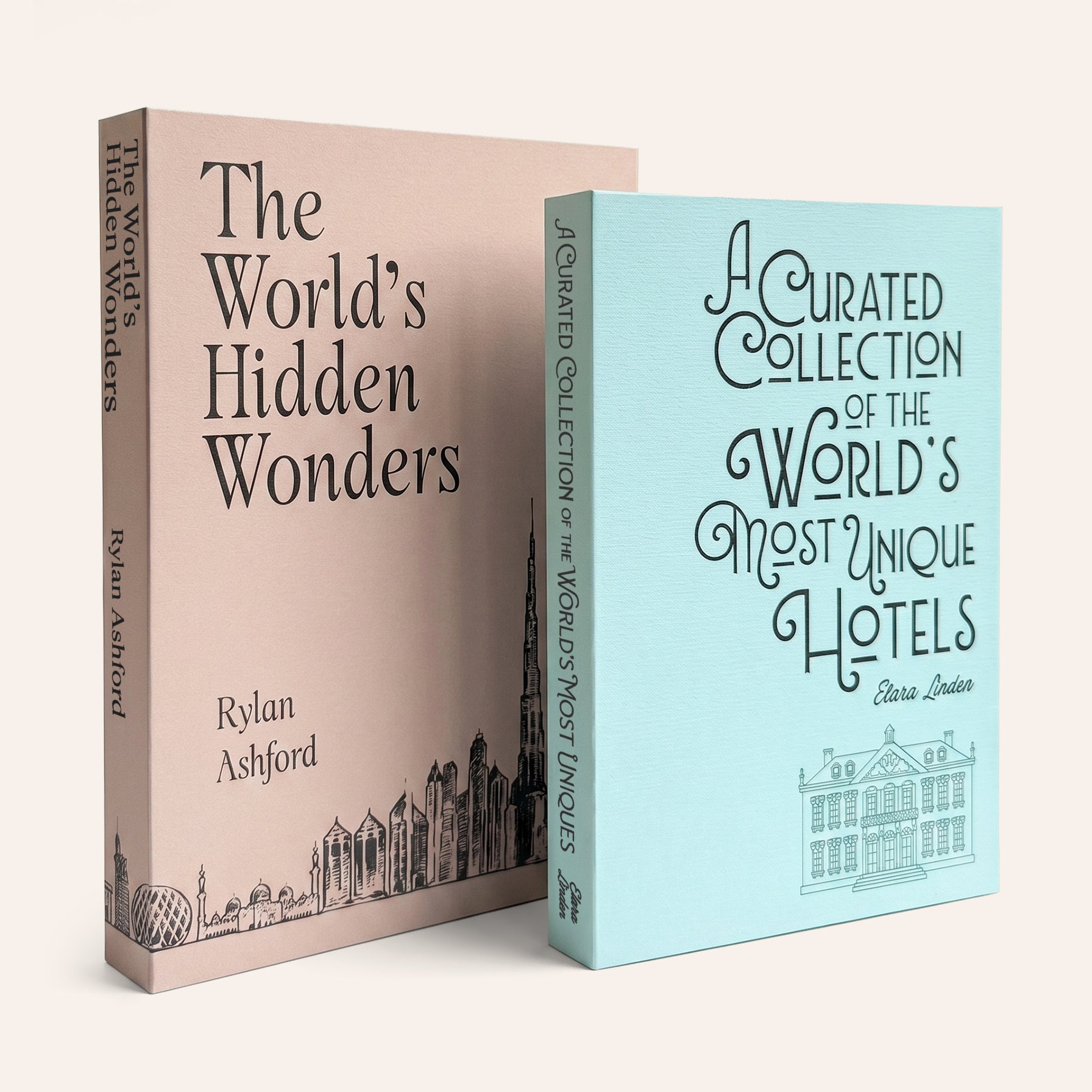 Travel & Wanderlust Decorative Books Set of 2 Bundle | Bring The World Home-