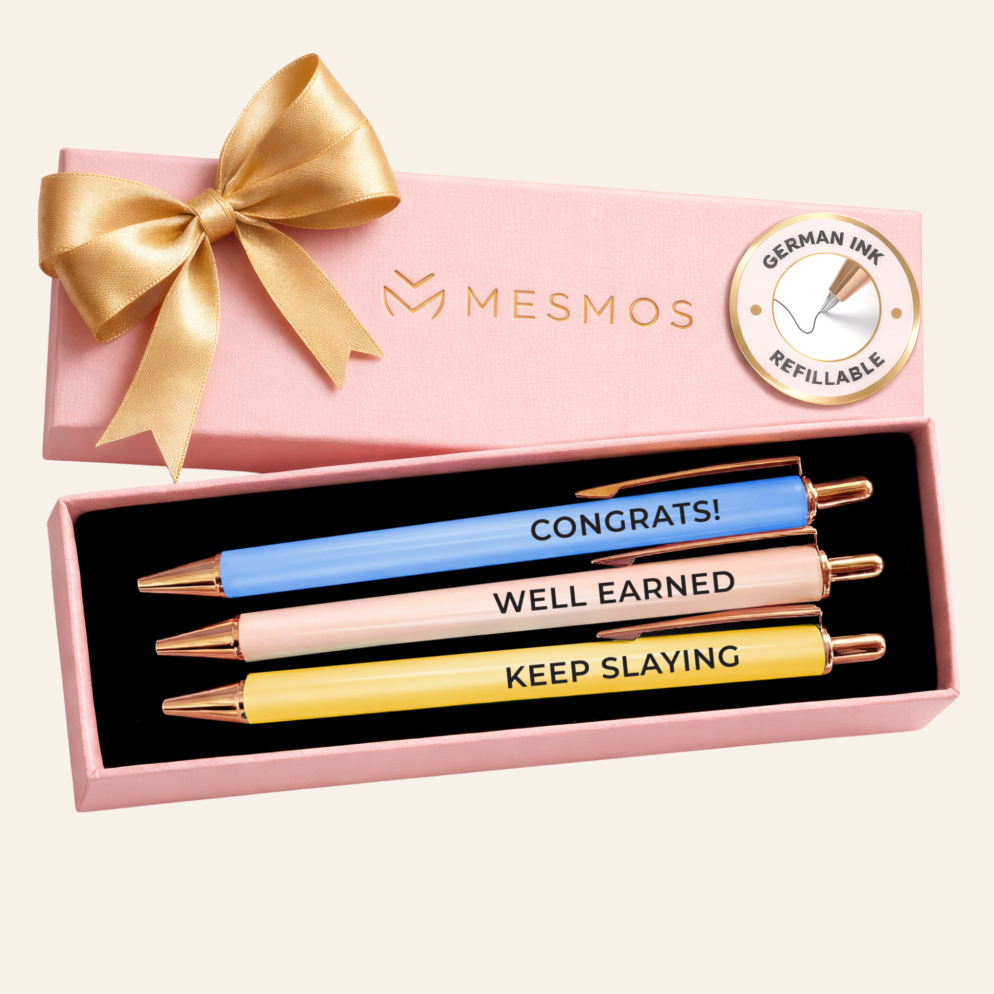 Pastel Series - Congrats Pen Set (3pcs)