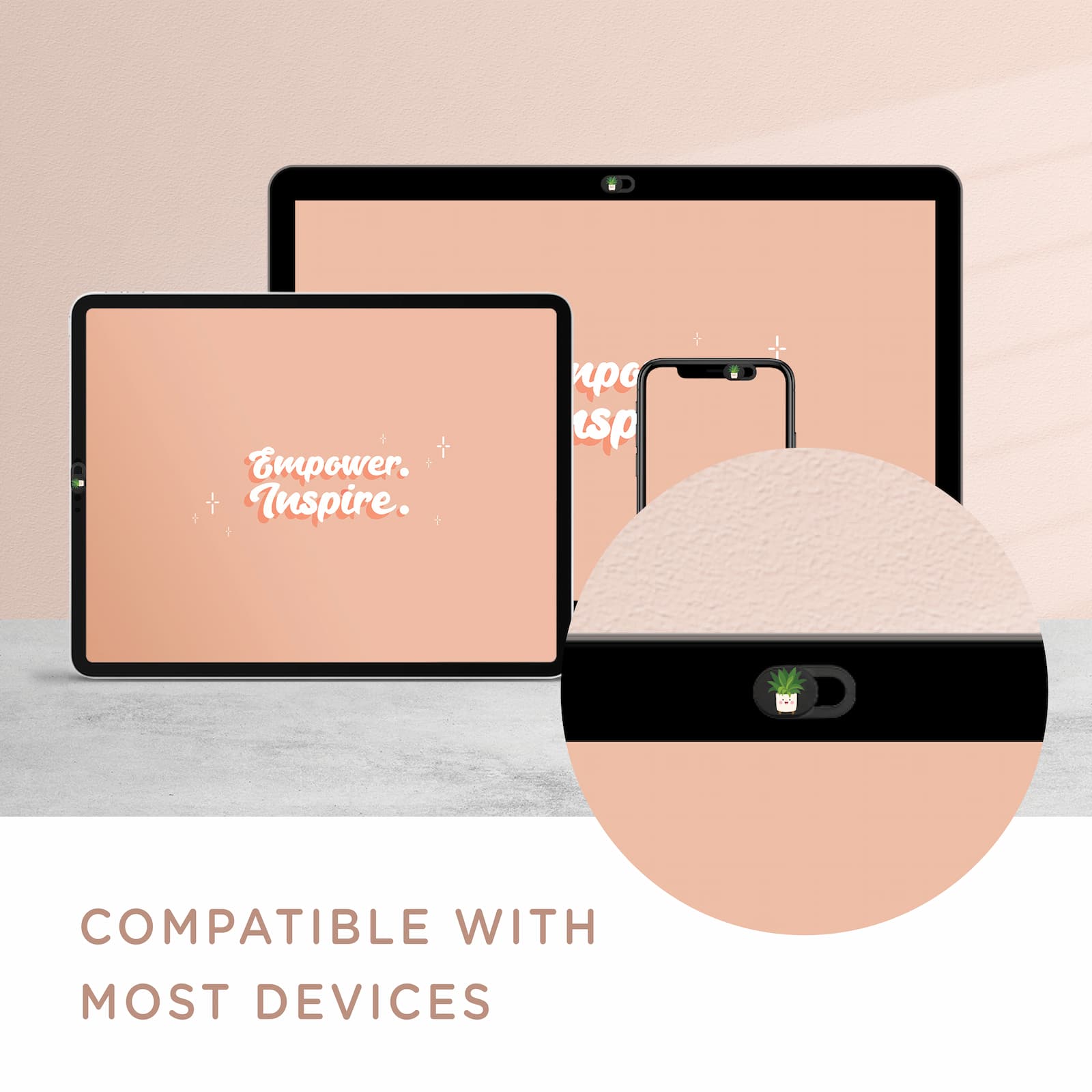 Webcam cover compatible with laptop ipad macbook iphone
