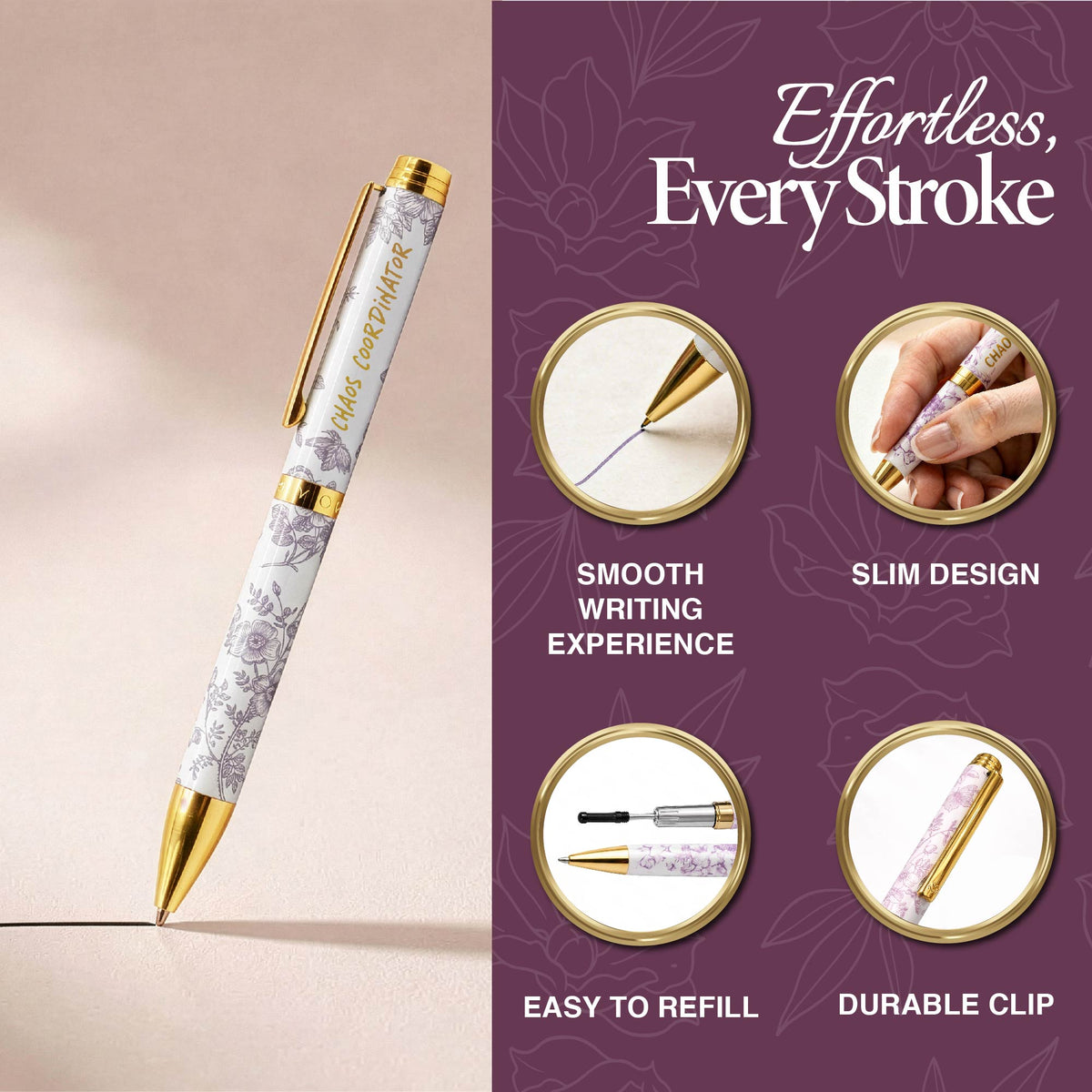 Bloom Collection – Chaos Coordinator | Luxury Pen for the One Who Keeps It All Together-6