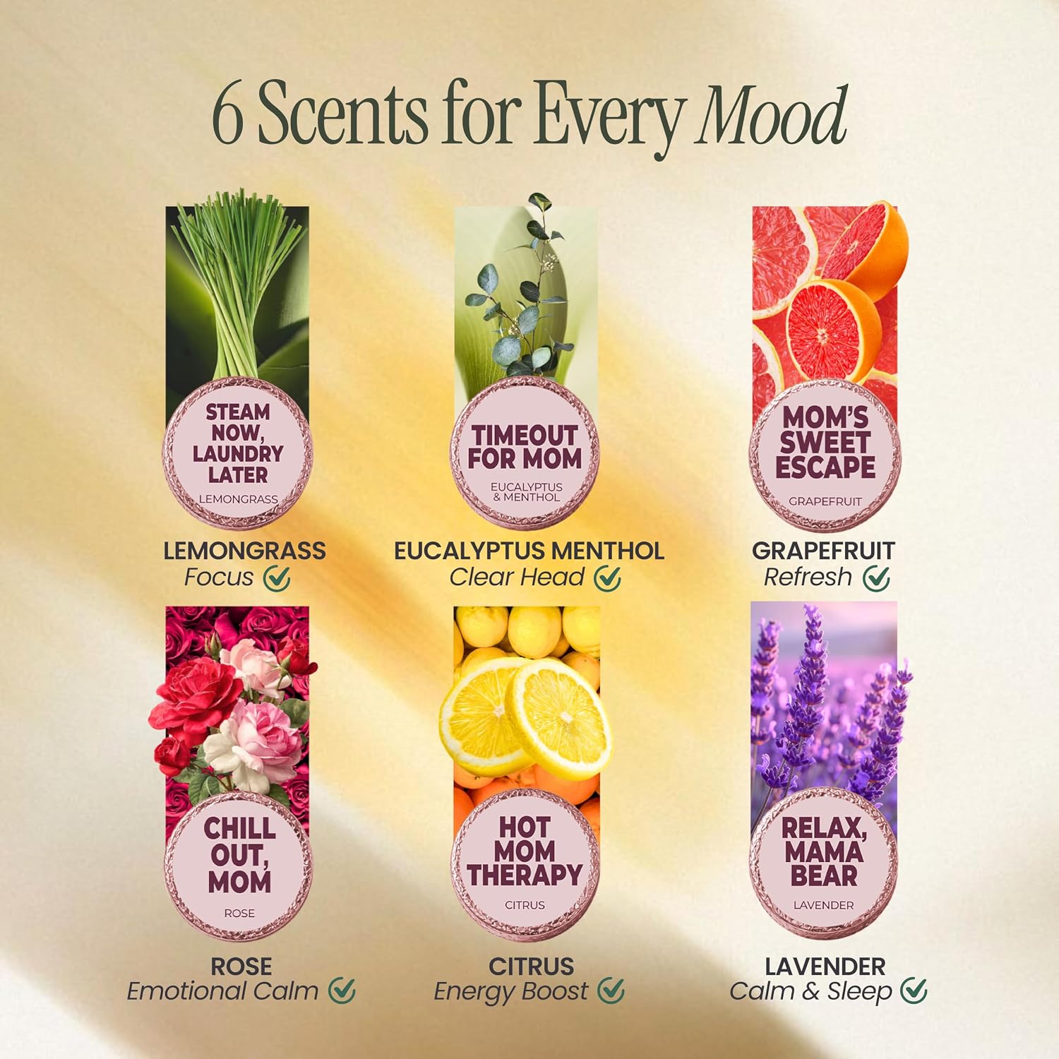 Shower Steamers | Mom’s 5-Minute Reset | Mom Series 6-Pack-6