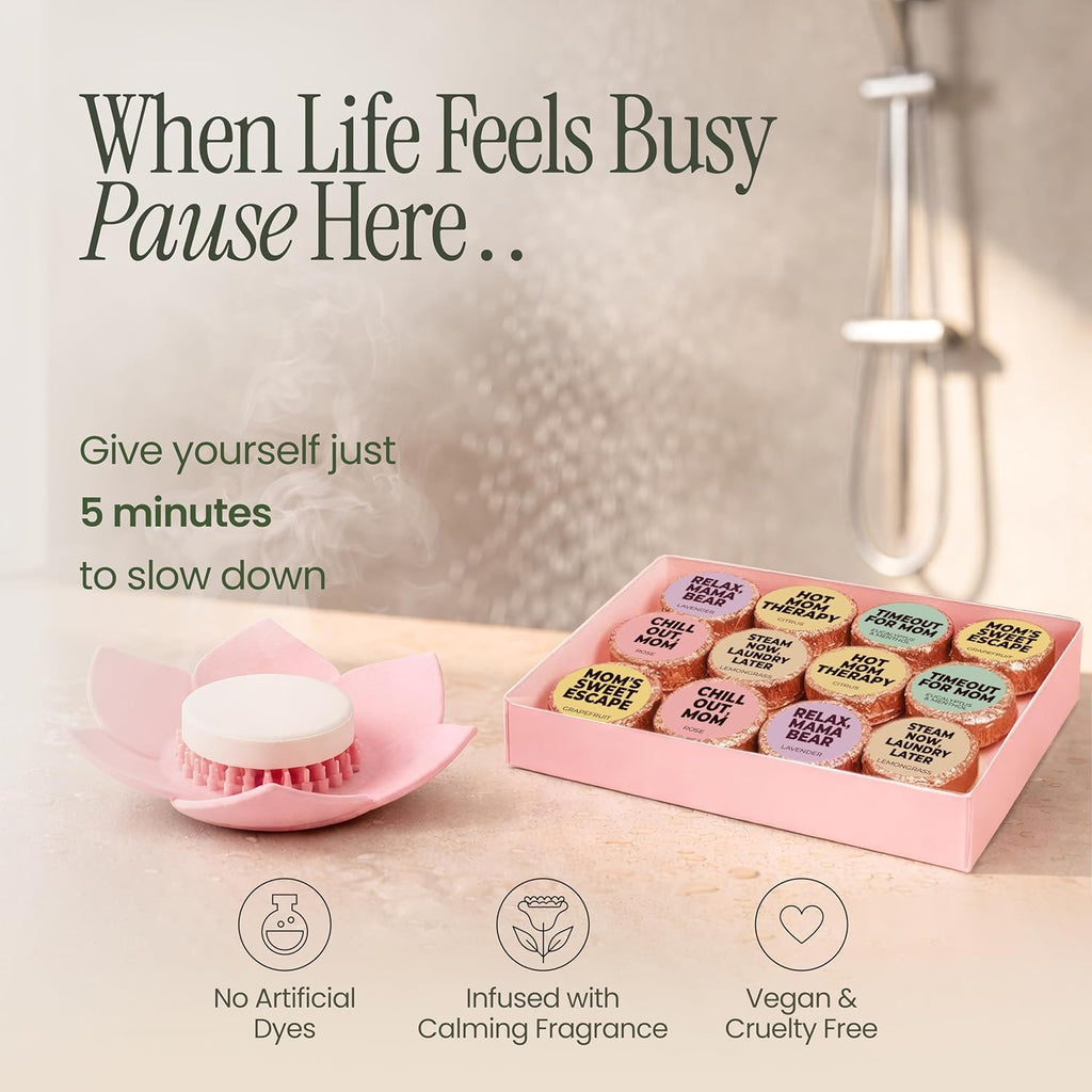 Shower Steamers | Mom's 5-Minute Reset | Mom Series 12-Pack