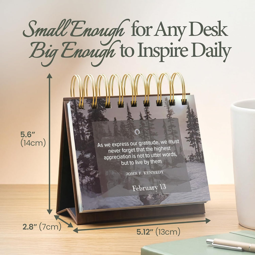 Mindfulness Daily Calendar | 366 Days of Calm & Self-Care | Nature Series