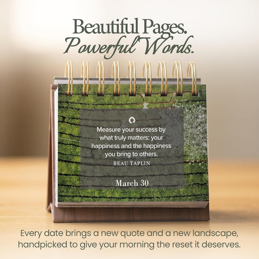 Mindfulness Daily Calendar | 366 Days of Calm & Self-Care | Nature Series