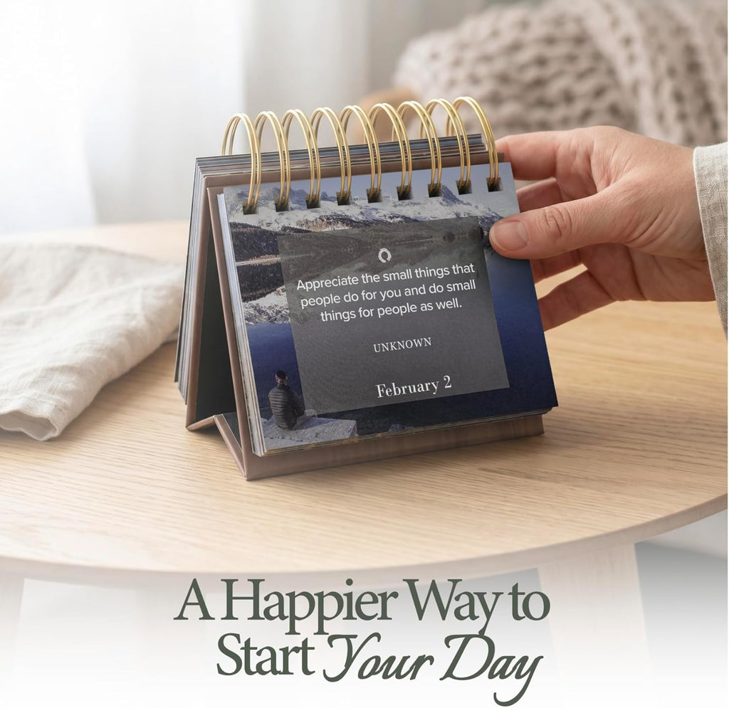 Mindfulness Daily Calendar | 366 Days of Calm & Self-Care | Nature Series