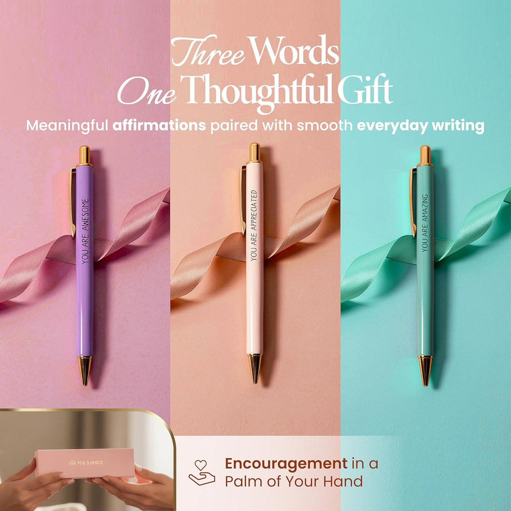 Appreciation Pens | A Thank You They'll Actually Use | Pastel Series 3-Pcs
