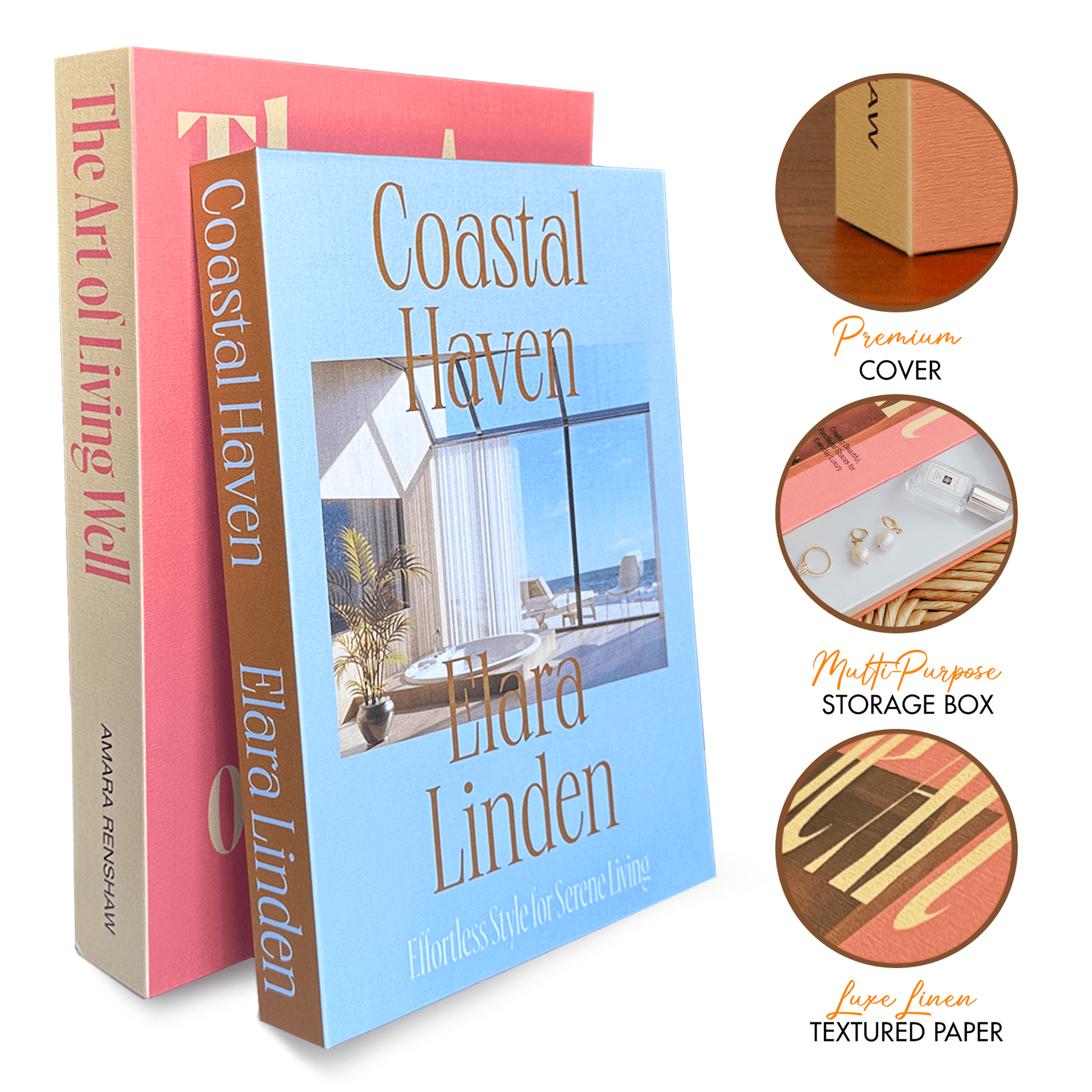 Decorative Books - Home & Living (Set of 2)