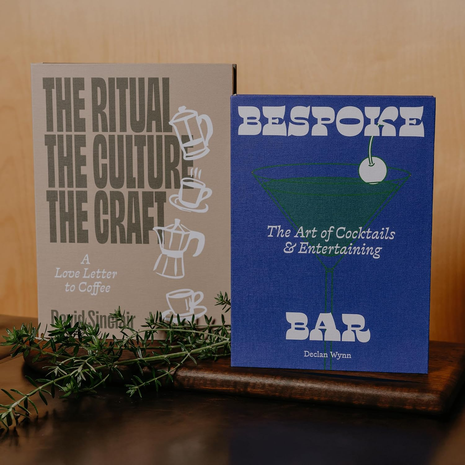 Decorative Books - Cocktail & Coffee (Set of 2)