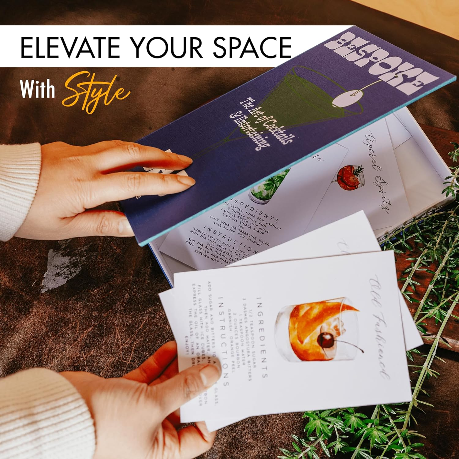 Decorative Books - Cocktail & Coffee (Set of 2)