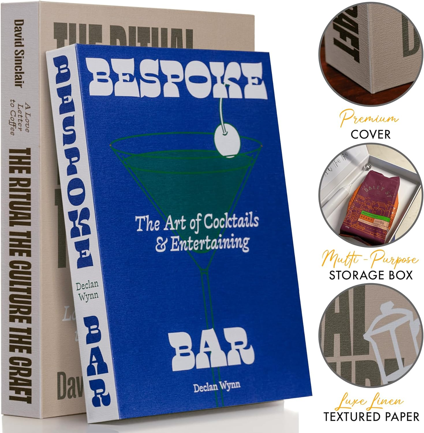 Decorative Books - Cocktail & Coffee (Set of 2)