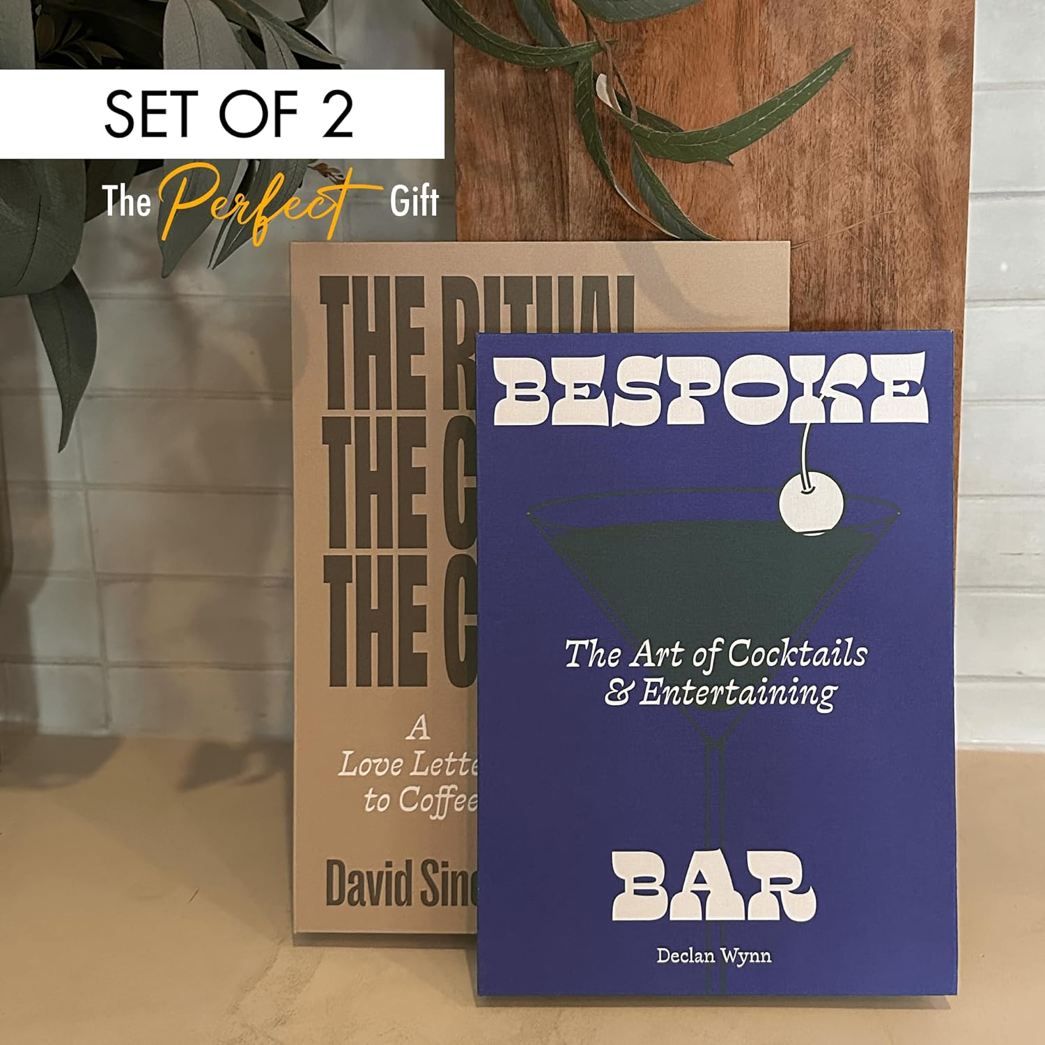 Decorative Books - Cocktail & Coffee (Set of 2)