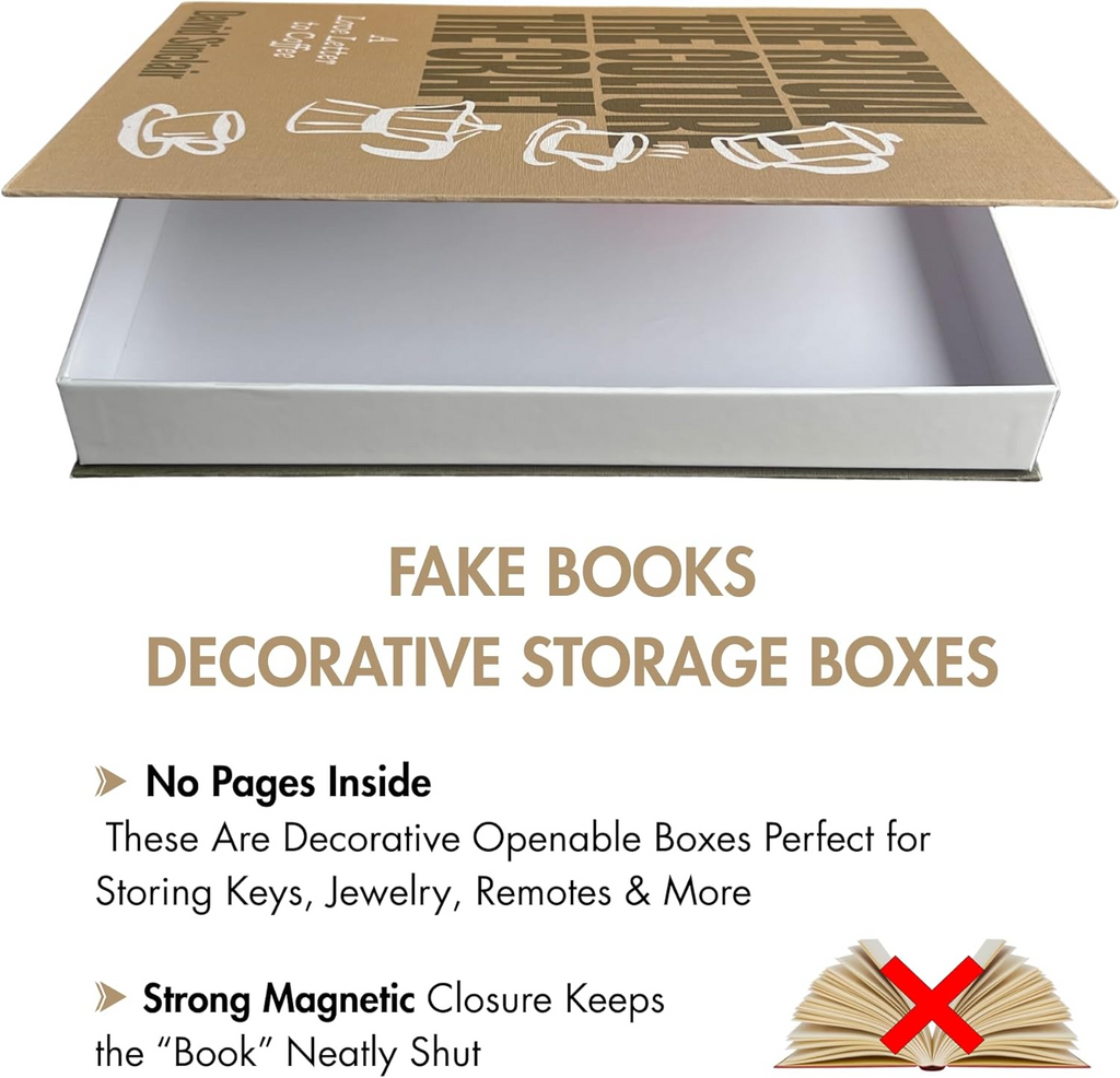 Decorative Books - Cocktail & Coffee (Set of 2)