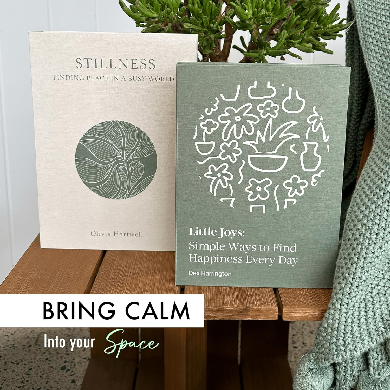 Decorative Books - Mindfulness & Stillness (Set of 2)