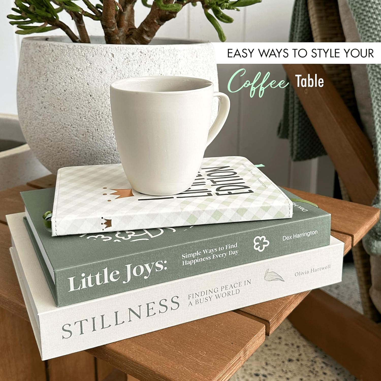 Decorative Books - Mindfulness & Stillness (Set of 2)