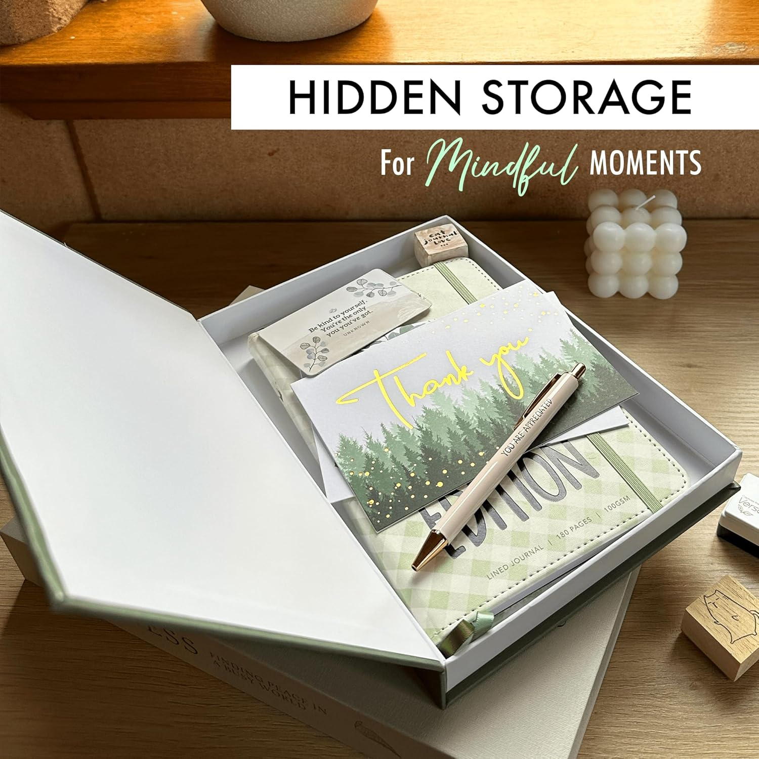 Decorative Books - Mindfulness & Stillness (Set of 2)